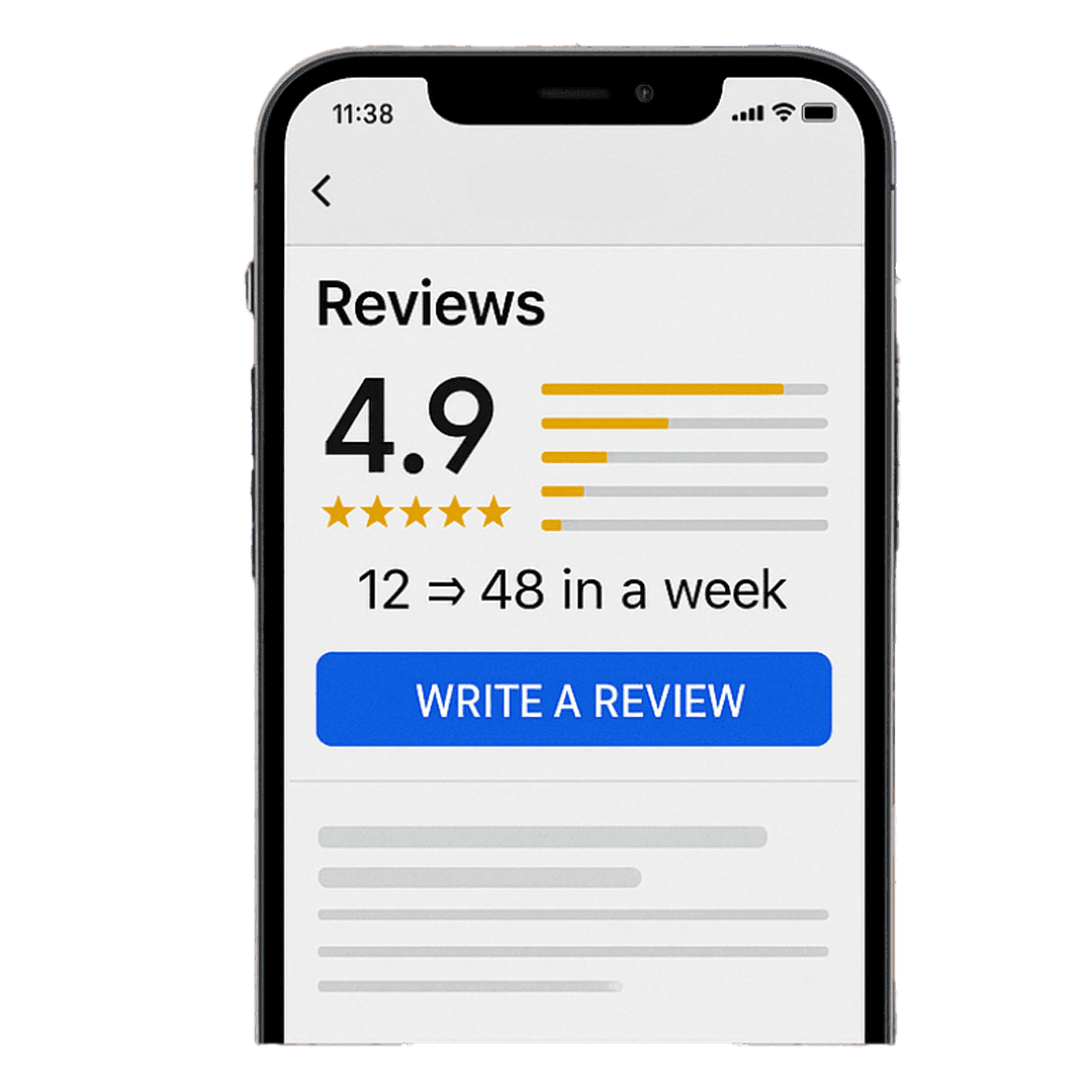 Get More 5 Star Google Reviews, Without asking